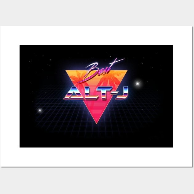 Alt-J Retro Crome Art Wall Art by blooddragonbest